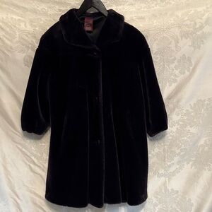 Funfur  girls size 10 royal purple coat